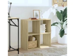 Best vidaXL Bücherregal Sonoma-Eiche 68,5x32x68,5 cm Holzwerkstoff