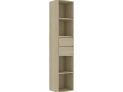 Outlet vidaXL Bücherregal Sonoma-Eiche 36x30x171 cm Holzwerkstoff 802870