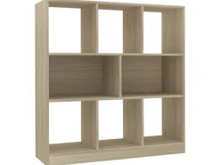 vidaXL Bücherregal Sonoma-Eiche 97,5x29,5x100 cm Holzwerkstoff 800174