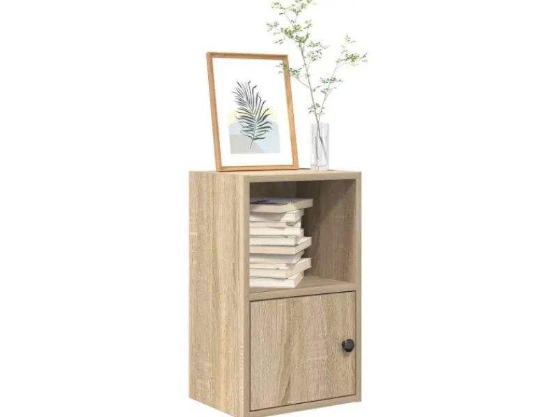 Best vidaXL Bücherregal Sonoma-Eiche 31x24x52 cm Holzwerkstoff 860321 Sonoma Eiche