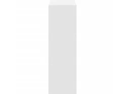 VidaXL Bücherregal Weiß 102x32x102 cm Holzwerkstoff