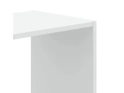 vidaXL Bücherregal Weiß 68,5x32x68,5 cm Holzwerkstoff