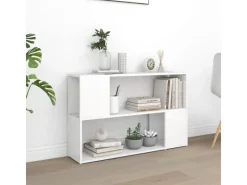 vidaXL Bücherregal Weiß 100x24x63 cm Holzwerkstoff