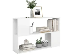 vidaXL Bücherregal Weiß 100x24x63 cm Holzwerkstoff