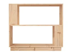 Best vidaXL Bücherregal/Raumteiler 80x25x70 cm Massivholz Kiefer
