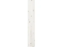 vidaXL Bücherregal/Raumteiler Weiß 60x30x199,5 cm Massivholz Kiefer