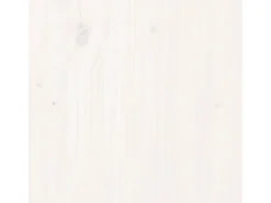 vidaXL Bücherregal/Raumteiler Weiß 60x30x199,5 cm Massivholz Kiefer