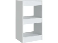 vidaXL Bücherregal/Raumteiler Weiß 40×30×72cm