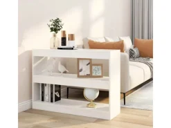 Outlet vidaXL Bücherregal/Raumteiler Weiß 100x30x72 cm