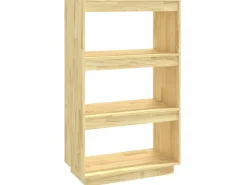 vidaXL Bücherregal/Raumteiler 60x35x103 cm Massivholz Kiefer