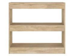 vidaXL Bücherregal/Raumteiler Sonoma-Eiche 80x30x72 cm