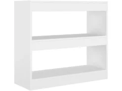 Best vidaXL Bücherregal/Raumteiler Weiß 80x30x72 cm