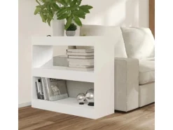 Best vidaXL Bücherregal/Raumteiler Weiß 80x30x72 cm