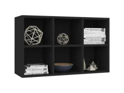 Outlet vidaXL Bücherregal/Sideboard 66x30x98 cm Holzwerkstoff 800343 Schwarz