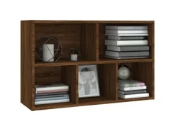Clearance vidaXL Bücherregal/Sideboard Braun Eiche 50x25x80 cm Holzwerkstoff