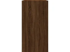 Clearance vidaXL Bücherregal/Sideboard Braun Eiche 50x25x80 cm Holzwerkstoff