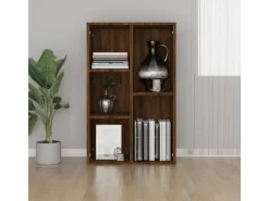 Clearance vidaXL Bücherregal/Sideboard Braun Eiche 50x25x80 cm Holzwerkstoff