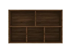Clearance vidaXL Bücherregal/Sideboard Braun Eiche 50x25x80 cm Holzwerkstoff