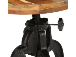 Sale vidaXL Beistelltisch 45 x 45-62 cm Altholz Massiv und Gusseisen 247588