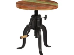 Sale vidaXL Beistelltisch 45 x 45-62 cm Altholz Massiv und Gusseisen 247588