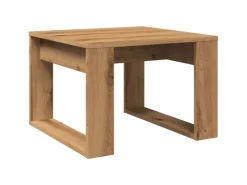 Clearance vidaXL Beistelltisch Artisan-Eiche 50x50x35 cm Holzwerkstoff 856689 Eiche Handbeschlagen