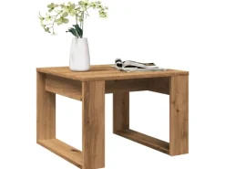 Clearance vidaXL Beistelltisch Artisan-Eiche 50x50x35 cm Holzwerkstoff 856689 Eiche Handbeschlagen