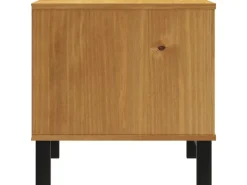 vidaXL Beistelltisch FLAM 50x50x50 cm Massivholz Kiefer