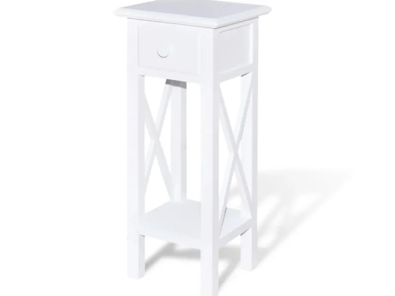 vidaXL Beistelltisch mit Schublade 241147