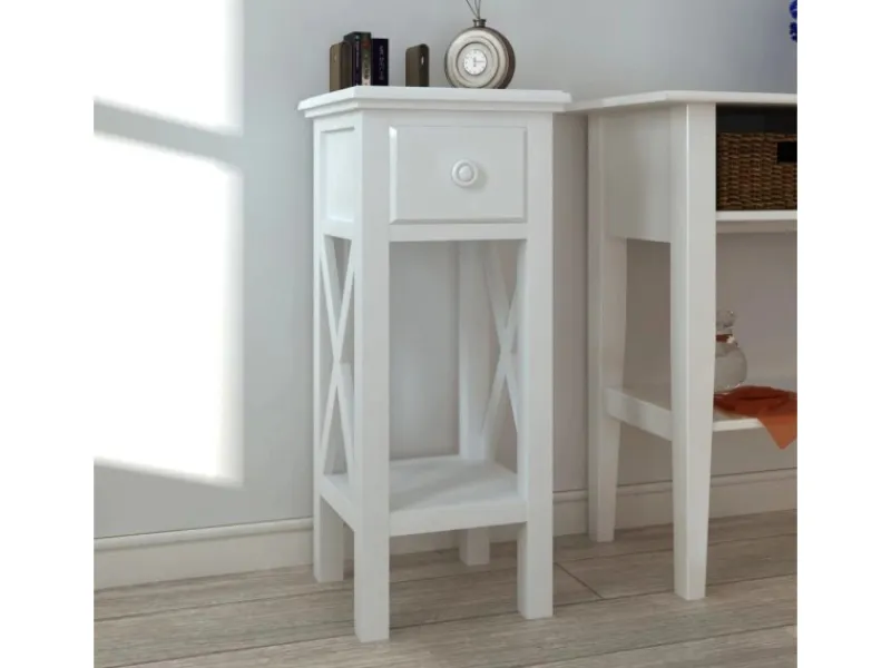 vidaXL Beistelltisch mit Schublade 241147