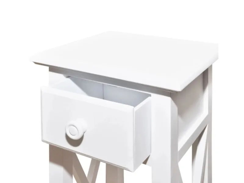 vidaXL Beistelltisch mit Schublade 241147