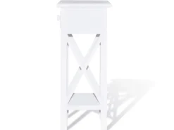 vidaXL Beistelltisch mit Schublade 241147