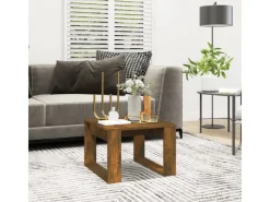 Discount vidaXL Beistelltisch Räuchereiche 50x50x35 cm Holzwerkstoff 825825 Raucheiche