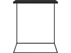 Hot vidaXL Beistelltisch Schwarz 55x35x66 cm Holzwerkstoff