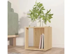 Outlet vidaXL Beistelltisch Sonoma-Eiche 33x33x34,5 cm Holzwerkstoff