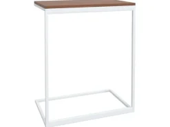 Hot vidaXL Beistelltisch Weiß 55x35x66 cm Holzwerkstoff 343095 Weißbraun