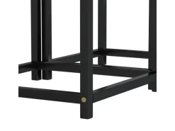 vidaXL Beistelltische 2 Stk. MDF Schwarz