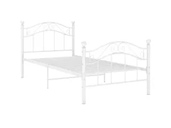 Sale vidaXL Bett Weiß Metall 90x200 cm Modell 1922493