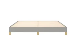 vidaXL Bettgestell Hellgrau 180x200 cm Stoff Modell 11397023