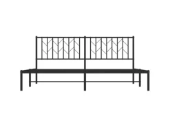 vidaXL Bettgestell mit Kopfteil Metall 180x200 cm 374441