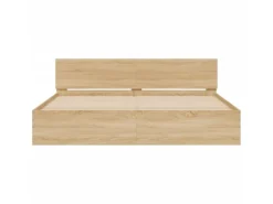 Outlet vidaXL Bettgestell mit Kopfteil Sonoma-Eiche 200x200 cm1944320