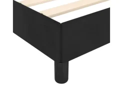 vidaXL Bettgestell mit Kopfteil Schwarz 140x200 cm Samt Modell 11398799