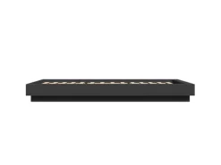 vidaXL Bettgestell mit LED 90x200 cm Holzwerkstoff 3281120