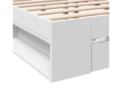 vidaXL Bettgestell mit Schubladen 200x200 cm Holzwerkstoff 3280720