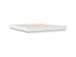 vidaXL Bettgestell Weiß 200x200 cm Holzwerkstoff 3209828