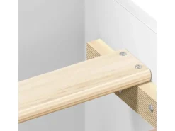 vidaXL Bettgestell Weiß 100x200 cm Holzwerkstoff 835932