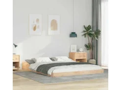 Discount vidaXL Bettrahmen Braun 160 x 200 cm Massives Kiefernholz 873307 Natur