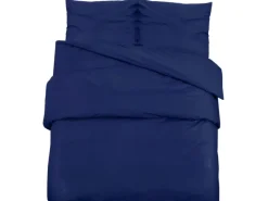 vidaXL Bettwäsche-Set Marine 200x220 cm Baumwolle 136153