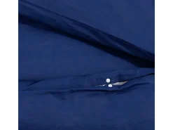 vidaXL Bettwäsche-Set Marine 200x220 cm Baumwolle 136153