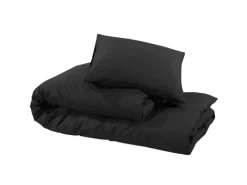 Online vidaXL Bettwäsche-Set 200x200 cm Leichte Mikrofaser 135976 Schwarz