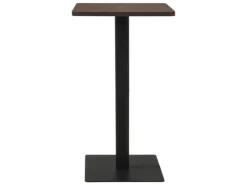 Hot vidaXL BistRotisch Dunkle Esche 50x50x107 cm